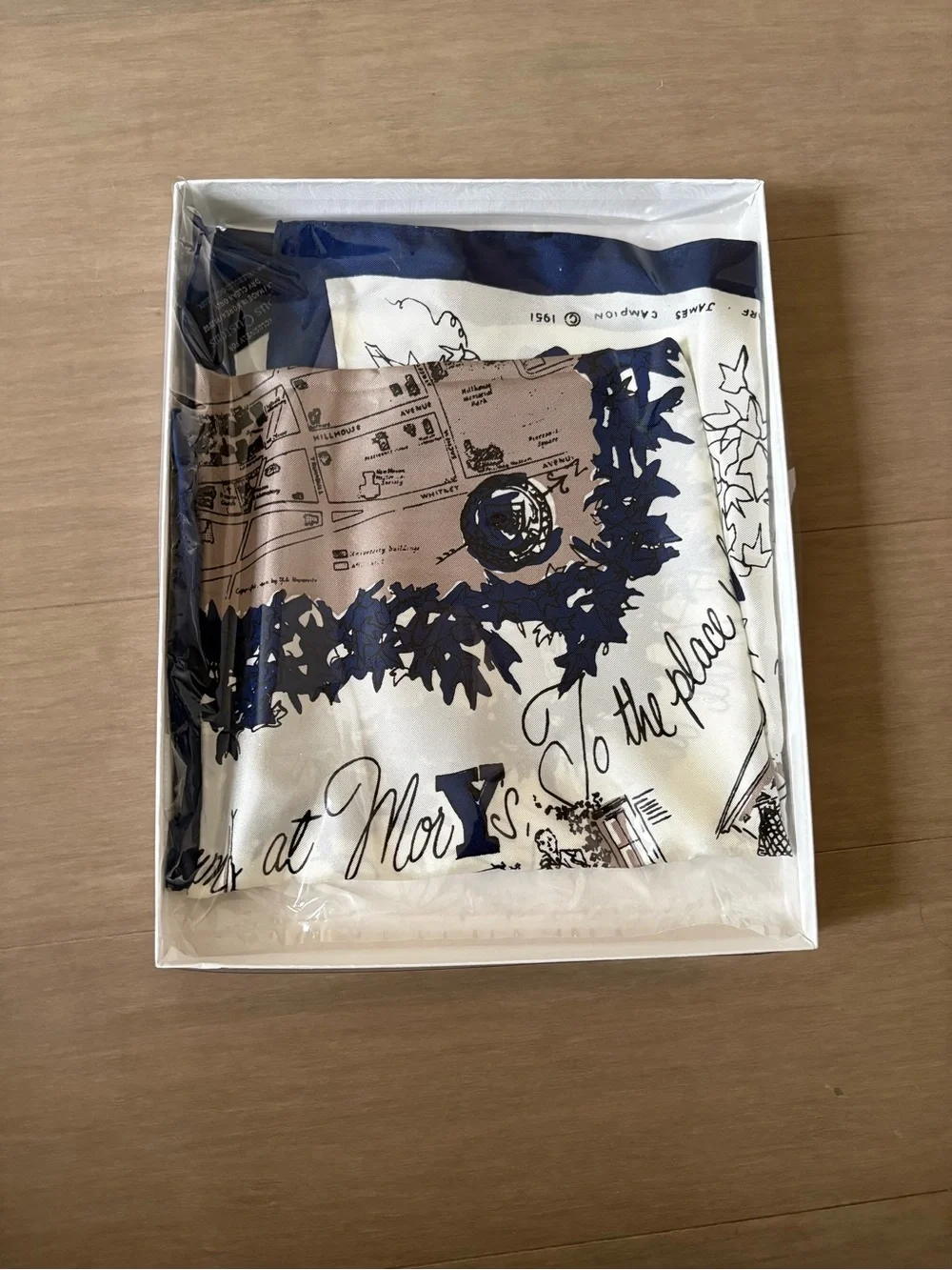 100% Silk Yale Scarf